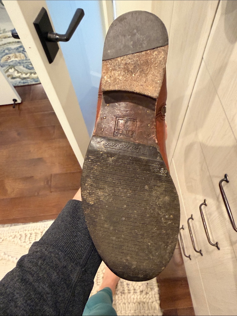 Frye Chestnut Brown Leather Boots - Picture 6 of 8